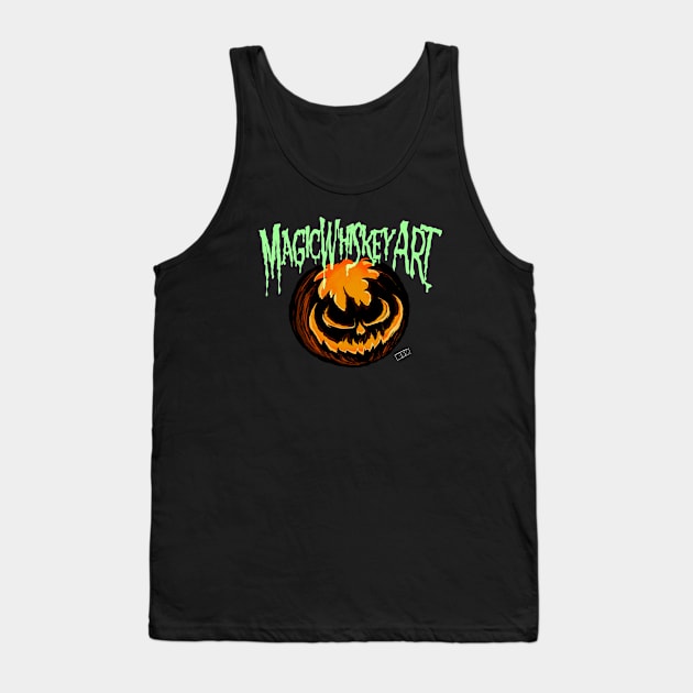 MagicWhiskeyART Drip Logo Tank Top by Magic Whiskey ART